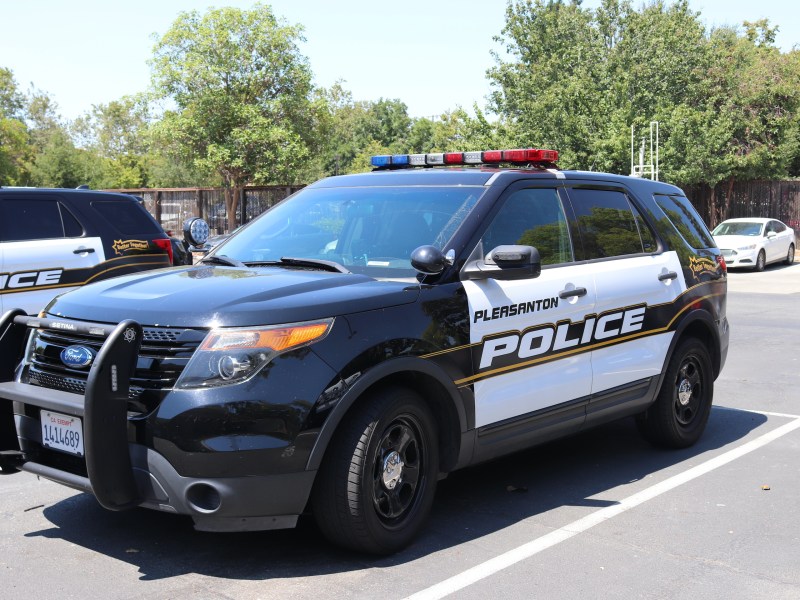 A photo of a Pleasanton Police Department patrol vehicle. (File photo)